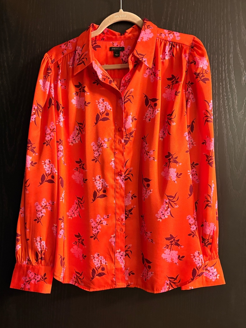 Ann Taylor Vibrant Floral Blouse